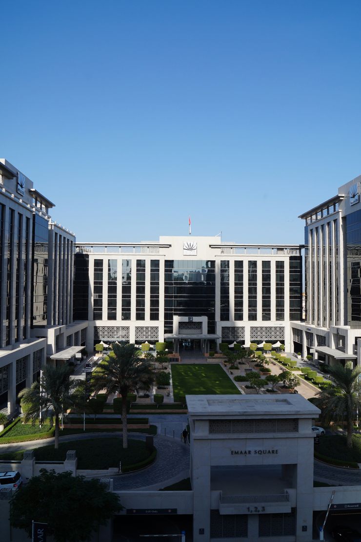 Emaar Square 5 — canopy waterproofing & structural prep